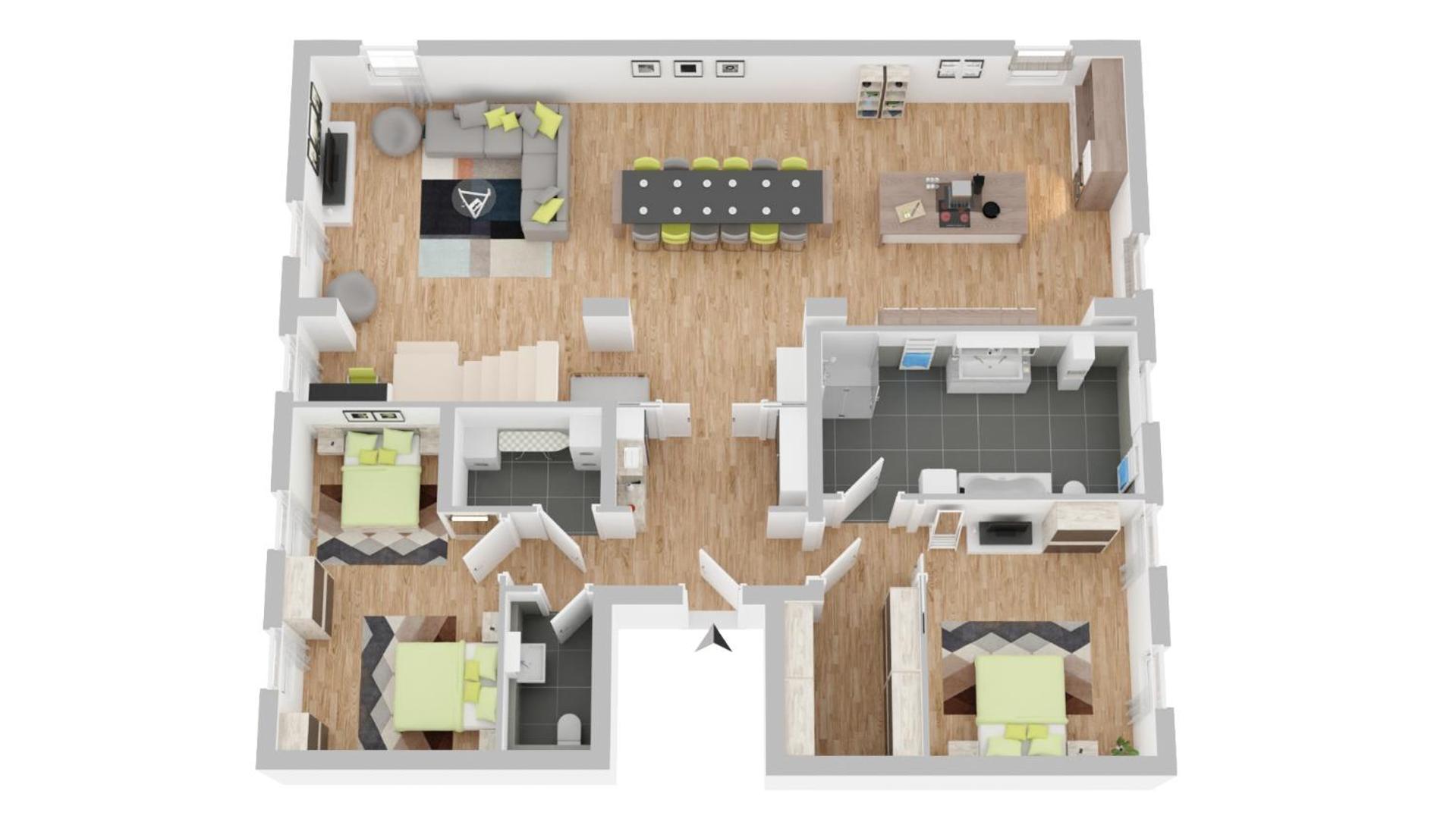Apartment Dnd Design Loft I 170qm I Parken I Balkon I Workstation I Netflix I Kaffee I Waschmaschine I Trockner I Xbox I Ausblick Würzburg